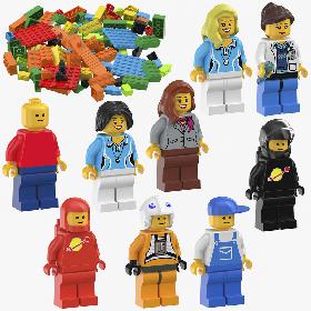 Lego Collection 3D model